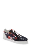 CHRISTIAN LOUBOUTIN LOUIS JUNIOR SPIKES SNEAKER,3210315