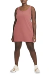 Nike Bliss Luxe Women's Training Dress In Canyon Rust/ Clear