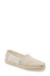 Toms Alpargata Slip-on In Natural Stripe