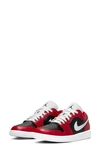 Jordan 1 Low Sneaker In Gym Red/ White/ Black