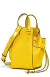 Loewe Hammock Mini Leather Hobo In Yellow