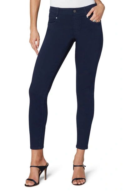 Liverpool Los Angeles Gia Glider Ankle Skinny Jeans In Catamaran Navy