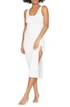 L*space Sandpiper Ruched Rib Cover-up Dress In Cream