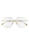 CELINE 57MM ROUND EYEGLASSES,CL50078UW57032