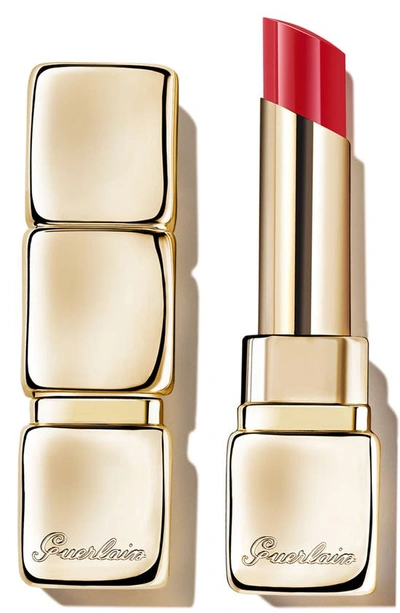 Guerlain Kisskiss Shine Bloom Lipstick In 409 Fuschia Flush