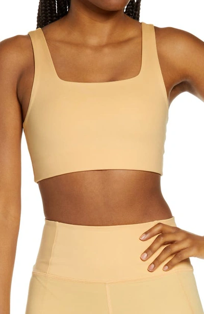 Girlfriend Collective Tommy Sports Bra In Sunburst