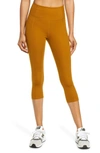 Girlfriend Collective High Rise Compressive Leggings In Saddle
