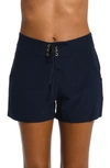 La Blanca All Aboard 4' Plus Shorts In Indigo In Indigo