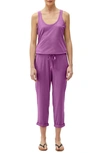 Michael Stars Tank Style Jumpsuit In Orchid