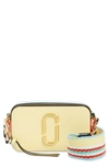 Marc Jacobs The Colorblock Snapshot Bag In Pastel Yellow Multi