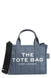 Marc Jacobs The Canvas Small Tote Blue Shadow Handbag