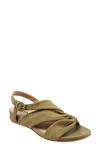 Softwalkr Tieli Sandal In Green Nettle