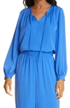 Kobi Halperin Simone Long Sleeve Blouse In Blue