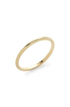 Brook & York Demi Band Ring In Gold