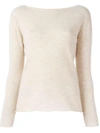FASHION CLINIC FASHION CLINIC TIMELESS BOAT NECK JUMPER - NUDE & NEUTRALS,110311500000