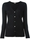 N•PEAL CASHMERE SUPERFINE V-NECK CARDIGAN,NPW80711409184