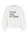 GANNI GANNI ISOLI TEXT PRINT SWEATSHIRT