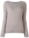 RALPH LAUREN cable knit sweater,DRYCLEANONLY