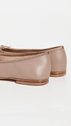 Mansur Gavriel Dream Square Toe Ballerina Shoes In Biscotto