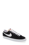 Nike Men's Blazer Low 77 Suede Casual Sneakers From Finish Line In Black/ White