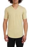 Goodlife Tri-blend Scallop V-neck T-shirt In Incense