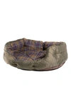 Barbour Quilted Dog Bed In Olive