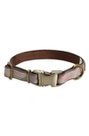 BARBOUR REFLECTIVE TARTAN DOG COLLAR,DAC0052BE91