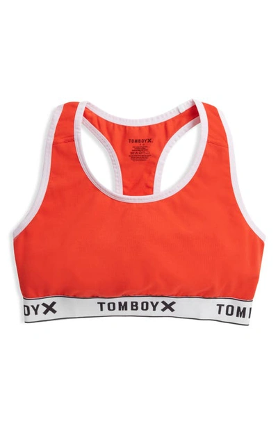 Tomboyx Next Gen Racerback Bra In Poppy