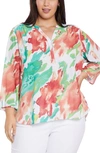 Curves 360 By Nydj Perfect Blouse In Summer Tide