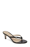 Pelle Moda Slide Sandal In Black Patent