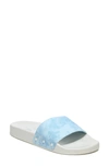 Dr. Scholl's Pisces Slide Sandal In Dream Blue Tie Dye Fabric