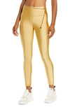 Weworewhat We Wore What Chain High Waist Leggings In Gold