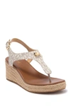 Michael Michael Kors Laney Espadrille Platform Wedge Sandal In Vanilla