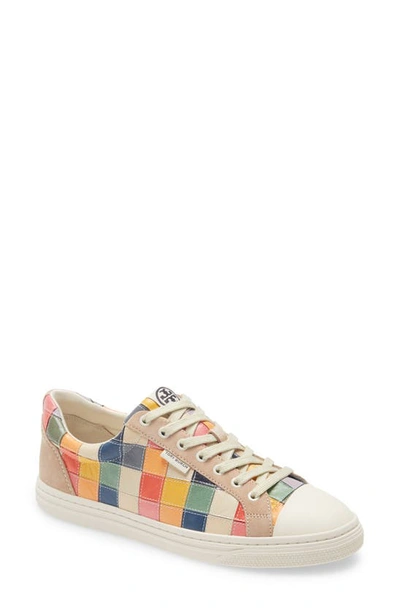 Tory Burch Classic Court Patchwork Low-top Sneakers In Multi Patchwork