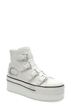 ASH JEWEL BUCKLE HIGH TOP PLATFORM SNEAKER,420179