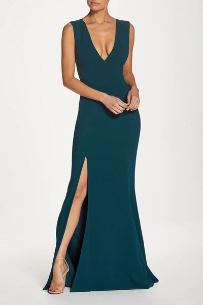 Dress The Population Sandra Gown In Green