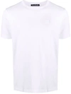 Acne Studios Cylea Cropped Embossed Cotton-jersey T-shirt In White