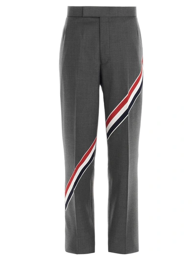 Thom Browne Men's  Grey Other Materials Trousers