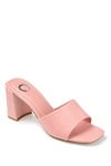 Journee Collection Journee Alisia Block Heel Sandal In Pink