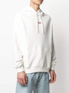 424 Cotton Hoodie W/ Embroidered Logo In White