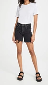 Levi's 501 Mid Thigh Shorts In Lunar Black