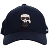 KARL LAGERFELD KARL LAGERFELD LOGO PATCH BASEBALL CAP