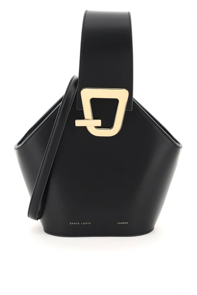 Danse Lente Johnny Mini Leather Bag In Black