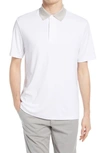 Theory Kayser Regular Fit Short Sleeve Polo In White