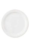 Juliska Berry & Thread Melamine Whitewash Dinner Plate In Whitewash