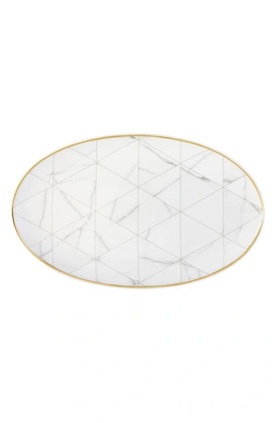 Vista Alegre Carrara Large Oval Platter In White