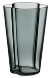 Monique Lhuillier Waterford Alvar Aalto Glass Vase In Grey