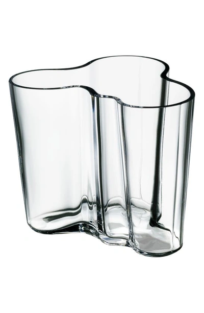 Monique Lhuillier Waterford Alvar Aalto Glass Vase In Glass