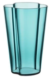Monique Lhuillier Waterford Iittala Alvar Aalto Glass Vase In Navy