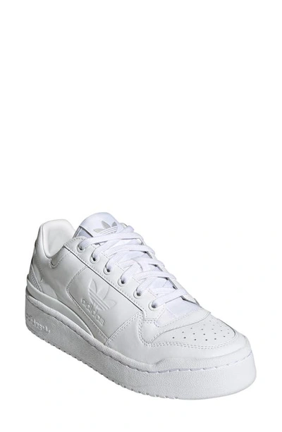 Adidas Originals Forum Bold Platform Sneaker In White/ White/ Core Black